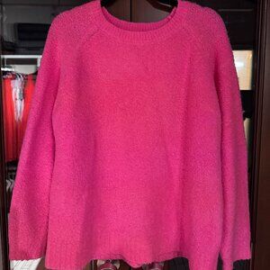 Loft Pink Boucle Sweater